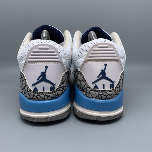 Jordan 3 Retro UNC Basketball Shoes CT8532-104 Women's Sz 8 - Picture 3 of 10